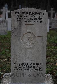 Hong Kong Cemetery - Hewitt, Wilfred Ronald